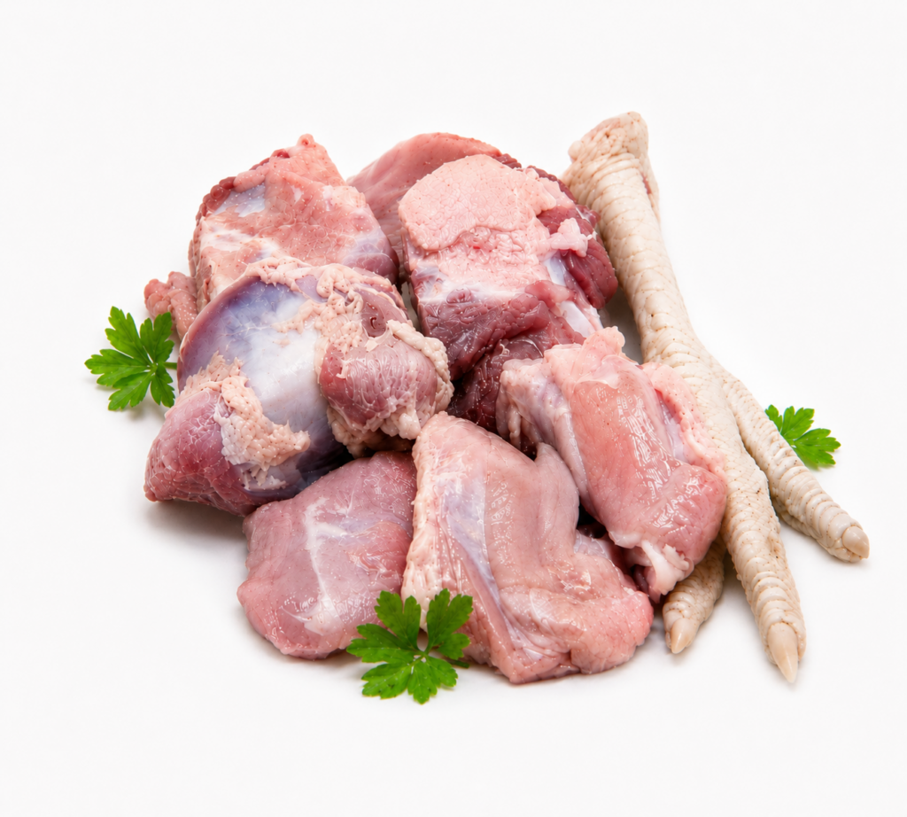 BIO Putenfleisch BARF Paket 10 kg für Hunde und Katzen